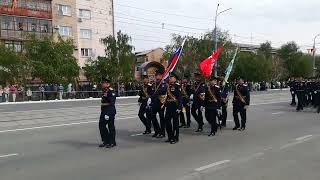 ОРСК - Открытие парада воинским подразделением . VID 103952 .