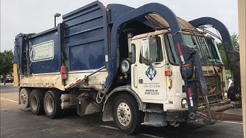 Quick Clip: Waste Connections Front Loader Emptying a 8-Yard Dumpster