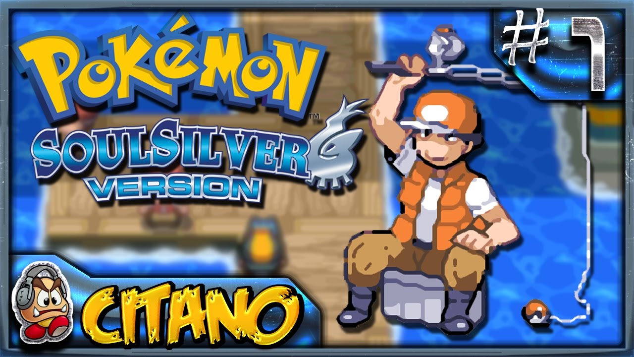 Let's Play Pokemon SoulSilver 7 Art of Fishing YouTube