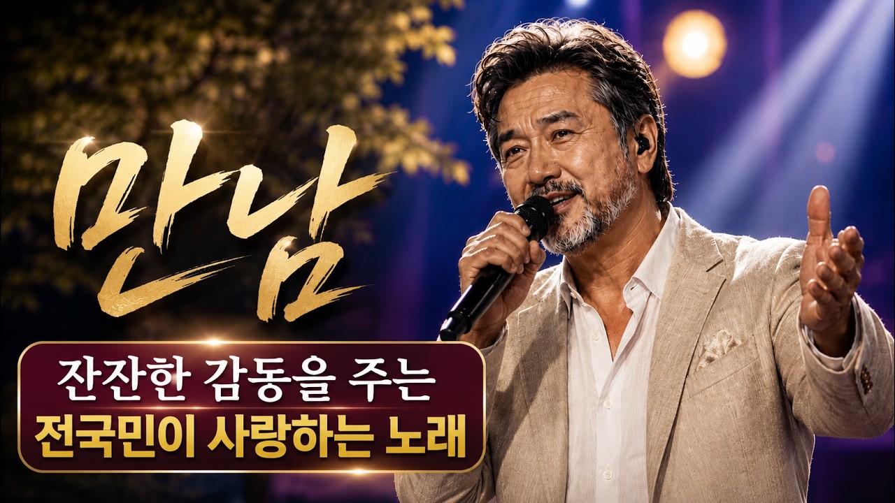 잔잔한 감동을 주는 전국민이 사랑하는 노래 💖 5060이 가장 사랑한 명곡 🎙️ "만남" - 노사연  [가울 락카페 버전]
