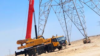 Sany Mobile Cranes 220Ton Erection Electric Tower|Heavy lifting Equipments