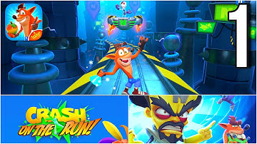 Crash Bandicoot: On the Run - Gameplay Walkthrough Part 1 - Tutorial