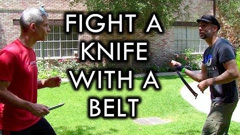 How to Fight a Knife with a Belt with Nick Drossos