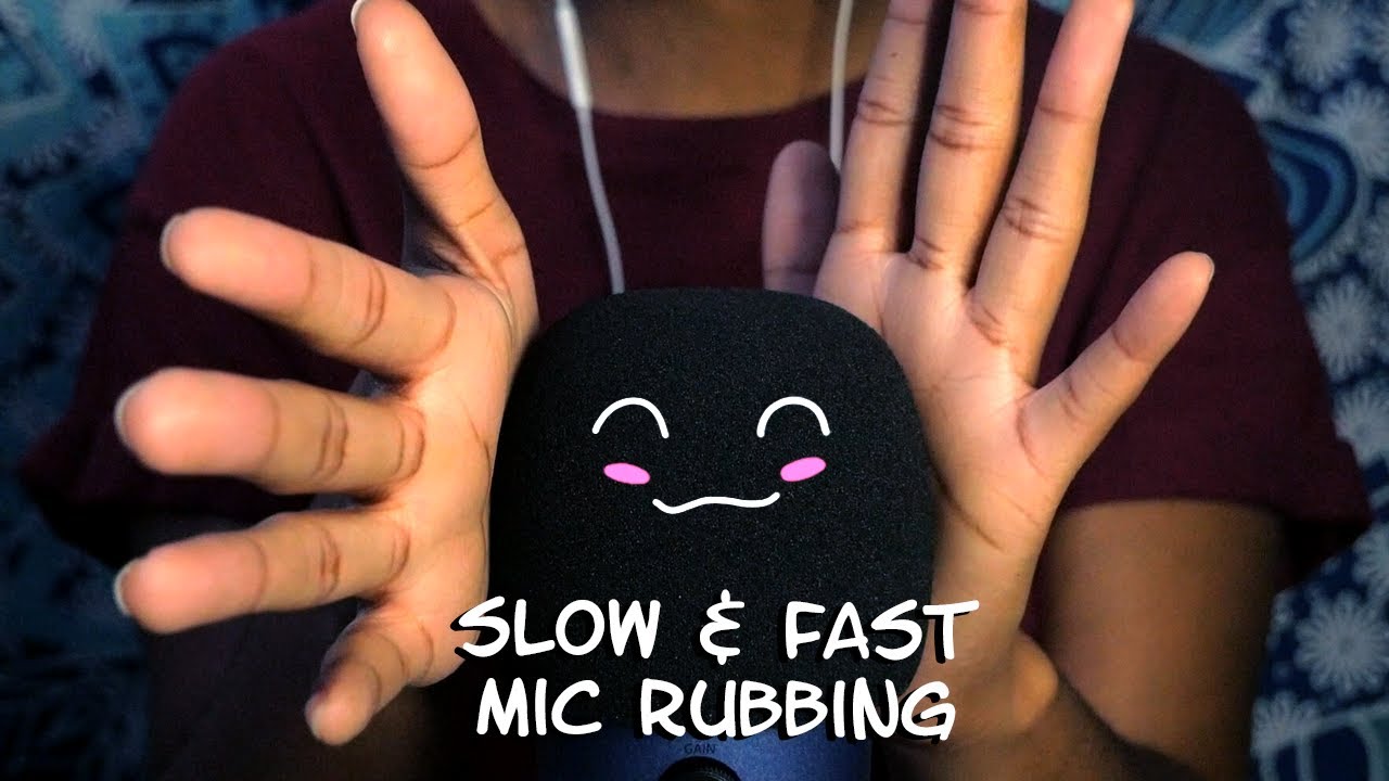 ASMR | Slow & Fast Aggressive Mic Rubbing | No Talking - YouTube