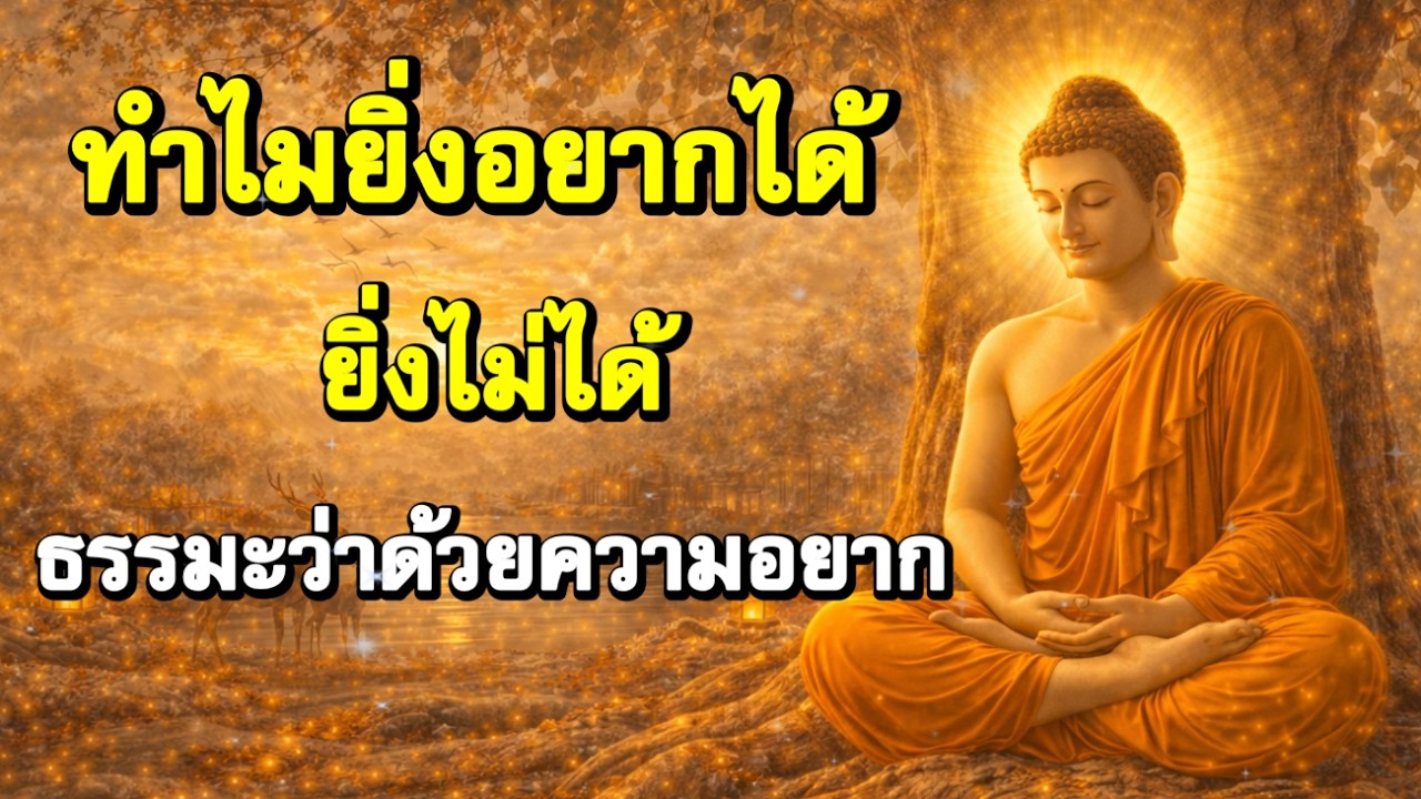ทำไมยิ่งอยากได้ ยิ่งไม่ได้: ธรรมะว่าด้วยความอยาก | ฟังธรรมก่อนนอน | Ep.74