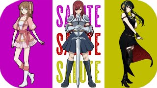 Anime Girls - Salute (International Womens Day)