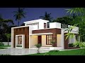 800 sq ft 2 bedroom modern single floor house and plan