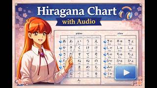 Japanese Hiragana Chart with Audio 2026 | Read Japanese in 6 Minutes (Beginners!) #japanesehiragana Japanese Hiragana Chart with Audio 2026 | Read Japanese in 6 Minutes (Beginners!) #japanesehiragana