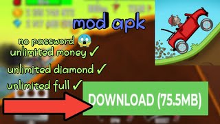 Hill climb racing mod apk unlimited money no pasword 😱 versi terbaru 2022 screenshot 2