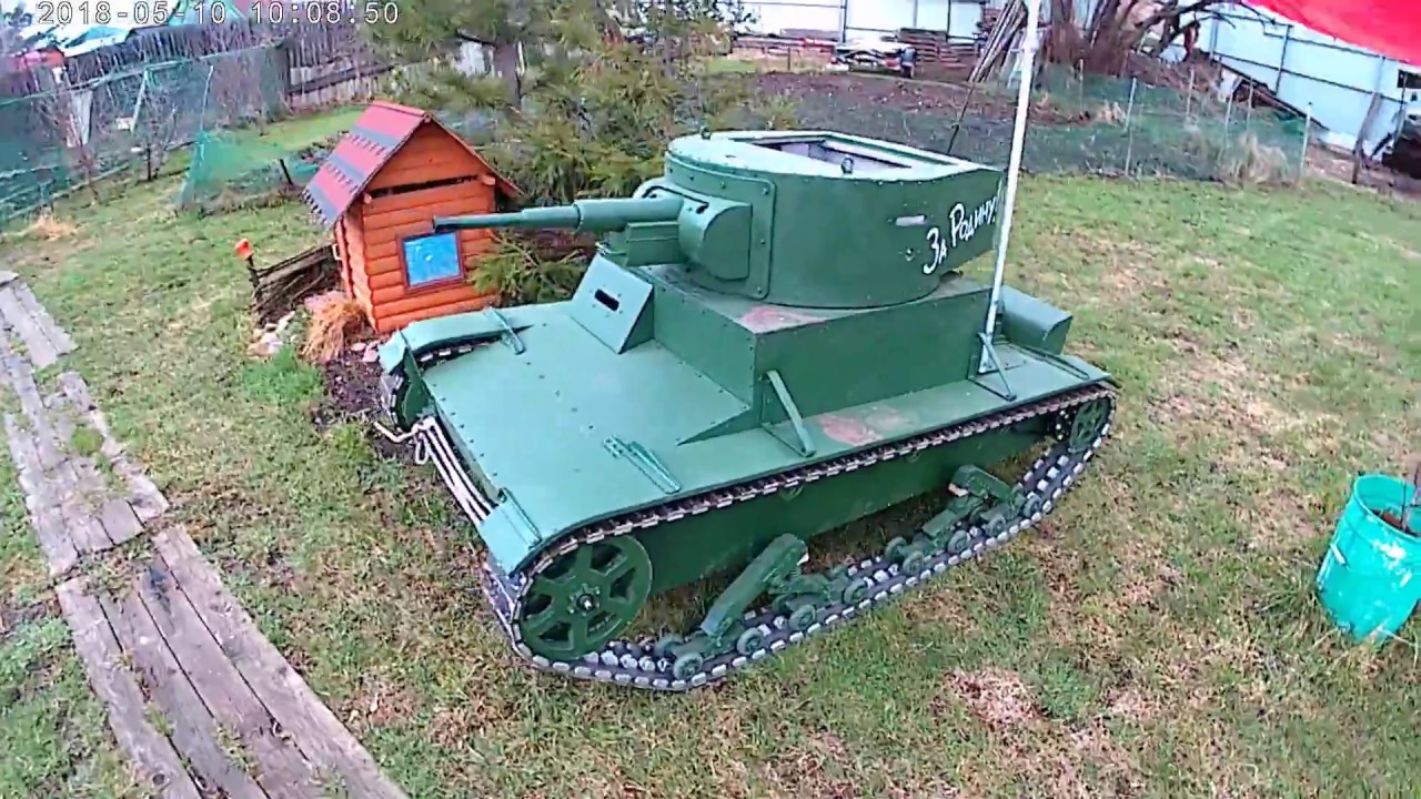 Детский танк на аккумуляторе