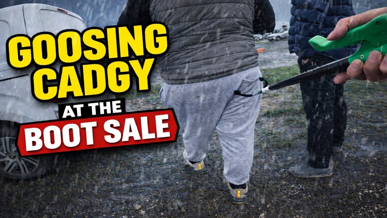 Old Man Gooses Cadgy At Torksey Car Boot Sale