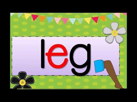 Short e Words Kindergarten - YouTube