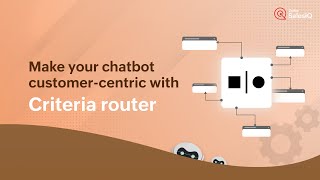 Criteria router card | Codeless bot builder | Zoho SalesIQ