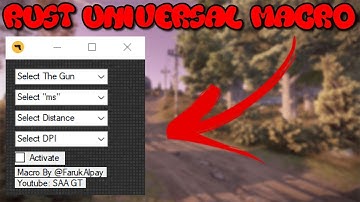 RUST THE BEST NO RECOIL MACRO/SCRIPT 1MS (ALL MICE)