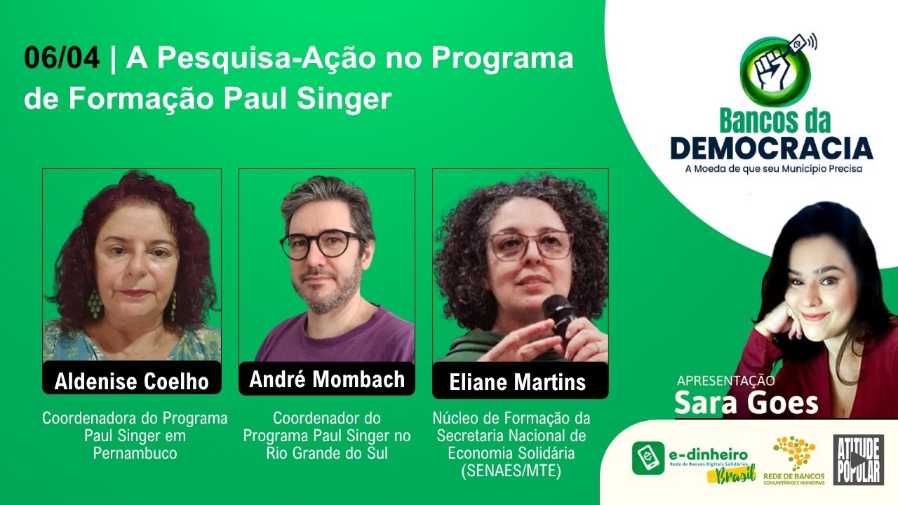 A Pesquisa-Ação no programa de Formação Pau Singer