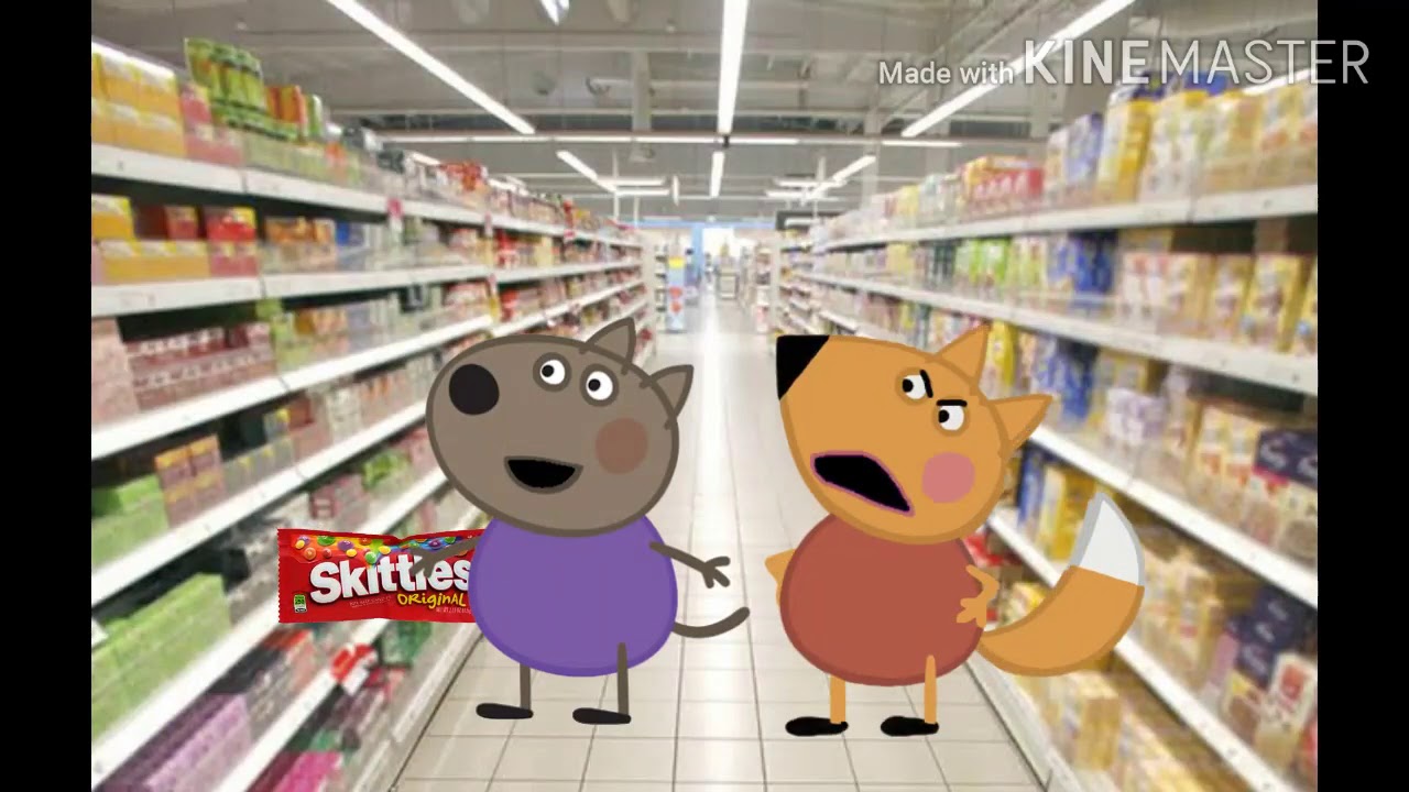 Give me some Skittles! Piggy meme (Danny Dog and Freddie/Freddy Fox)