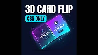 Famous 3D Card Flip – CSS Animation Tutorial Profile