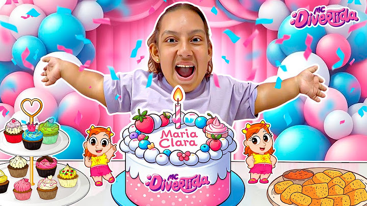História Engraçada de Mistério de Aniversário da Maria Clara - MC Divertida