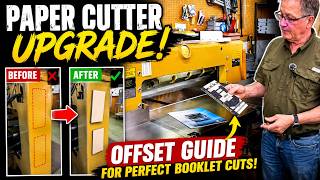 Making booklet trimming faster on out Challenge Cutter: Eric I.