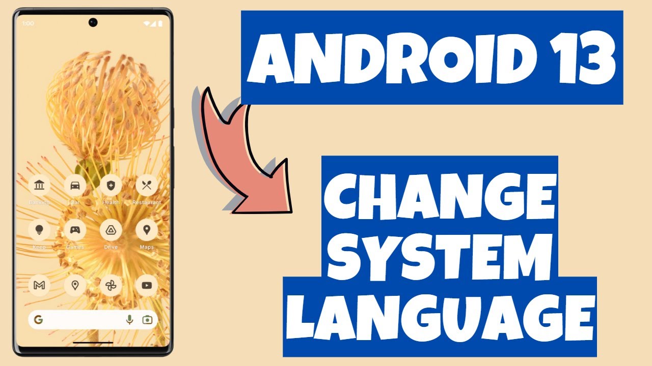 How to Change System language [Android 13] 2023 - YouTube