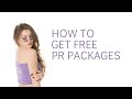 How to Get Free PR Packages without a lot of followers