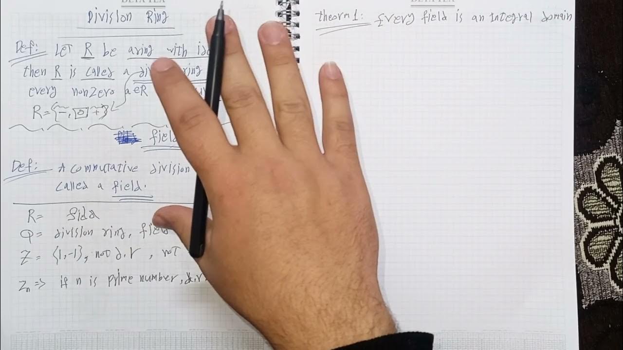 Division Ring and Field YouTube