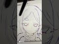 【三つ編みのフリーレン】フリーレンを描いてみた【Illustration making】#shorts