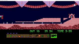 Genesis Megadrive Postcard From Lemmingland