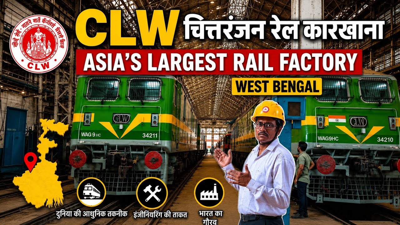 Factory Loco Chittaranjan Locomotive Works CLW This is Largest Loco Factory of Asias ...