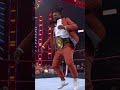 Reginald makes his entrance on raw shorts