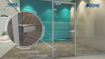 HANA Partition Solution with Single Swing Door | Ozone Hardware Exports