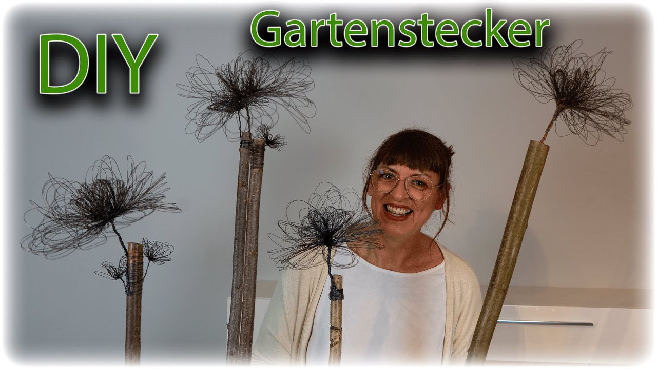 IDEEN FÜR DEN GARTEN - GARTENSTECKER GANZ EINFACH SELBER MACHEN