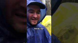 LLUVIA TORRENCIAL! Cada vez más difícil el camino 🥲 #caminodesantiago #galicia