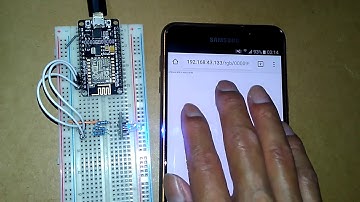 NodeMCU/ESP8266 Arduino Core example, simple http server to output PWM