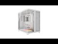 CORSAIR AIR 5400 LX-R RGB iCUE LINK Review Triple-Chamber Mid-Tower Case White