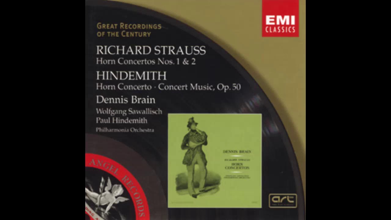 STRAUSS, R. Horn Concerto No. 1 in E flat major op. 11 / Brain
