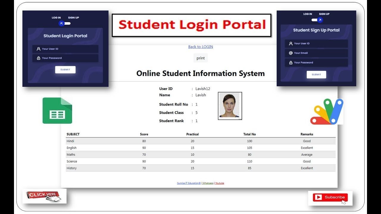 How to Make Student Login Portal II How to Make Student Login Portal