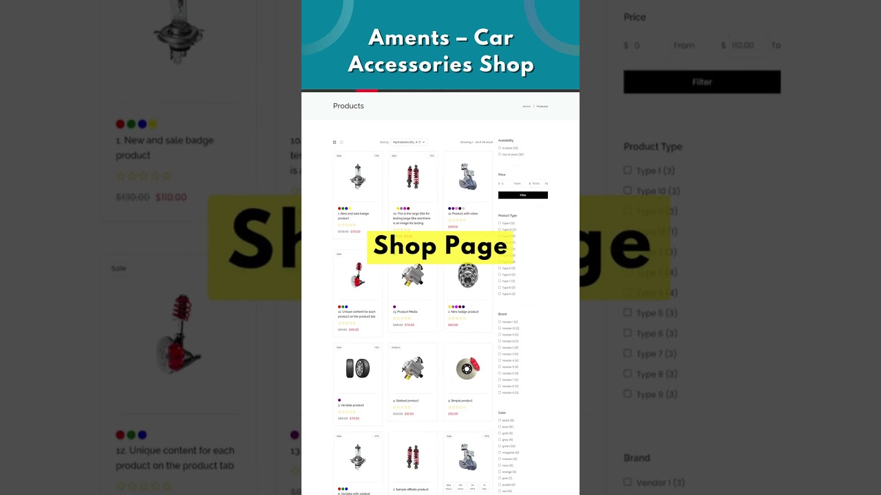 Aments - Car Accessories Shop Shopify Theme 