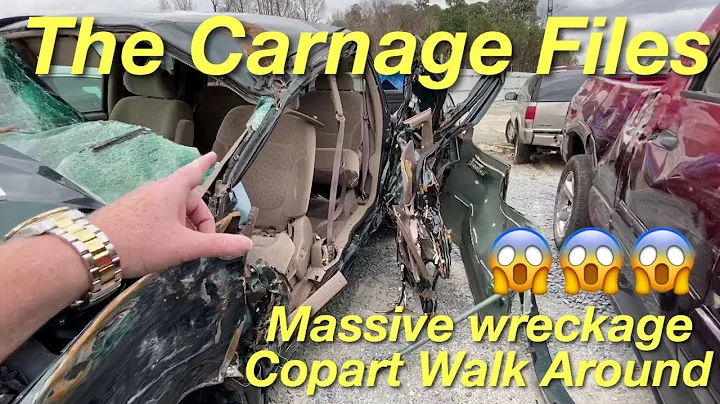 Copart Walk Around Massive Carnage, Worst I’ve Seen!