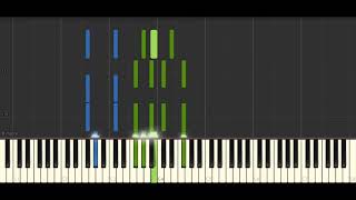 Video thumbnail of "Coldplay - Yellow (BBC Radio 1 Acoustic Version) Piano Tutorial Cover"