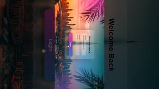 🥂 This Login UI Is 100% CSS 🤯 | Glassmorphism + Floating Labels #htmlcss #codewithsalah