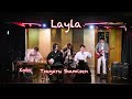 Layla- with Japanese Tradtional Instruments ,Shamisen, Koto , Guitar,and Drum