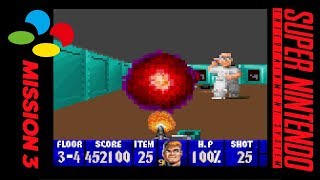 Wolfenstein 3D - Mission 3 (1994) [SNES]