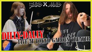 WHO DO I FOCUS ON?! | BAND-MAID / Dilly-Dally ( Live Video) | REACTION