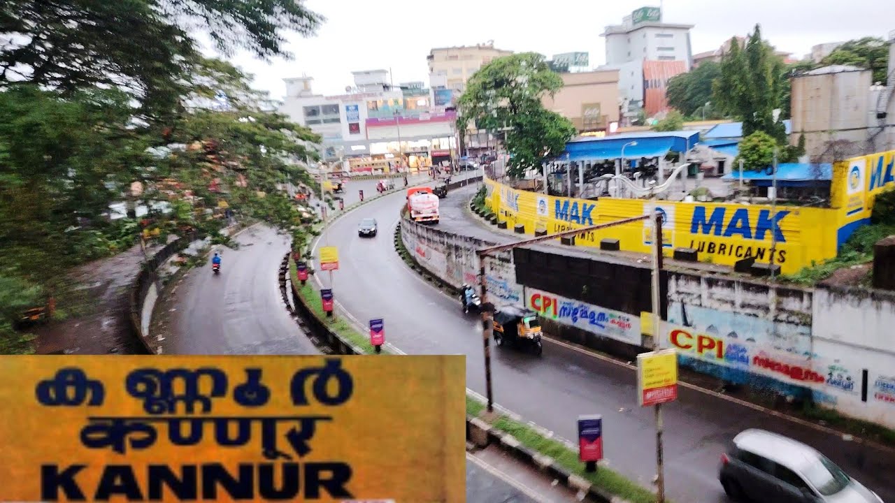 Train Arriving Kannur Railway station, Kerala