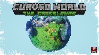 Minecraft Timelapse - A CURVED WORLD - The Grasslands