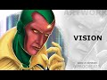 Procreatehanddrawingtimelapseartworkvisioncomics  vision  procreate time lapse