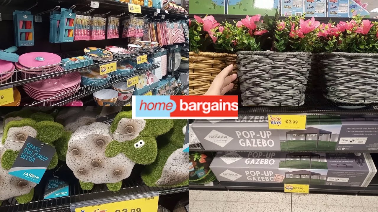 NEW IN HOME BARGAINS || APRIL 2023 || GARDEN AND OUTDOOR COLLECTION||Come shop with me
