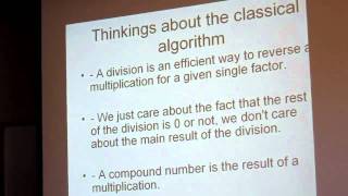HHC 2010: Rethinking the Classical Factorization Algorithm (Part 1 of 2)