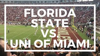COLLEGE VLOG: FSU vs. Miami Football Game + Tailgating